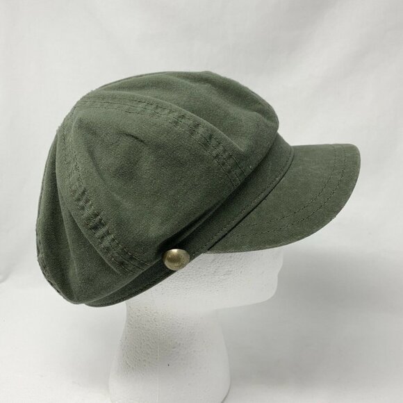 Tokyo Disney Resorts - TEAM 28 Mickey Cabbie Style Green Cap Womens Hat - Picture 2 of 7